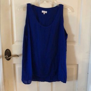 Pixley bright blue tank size XL